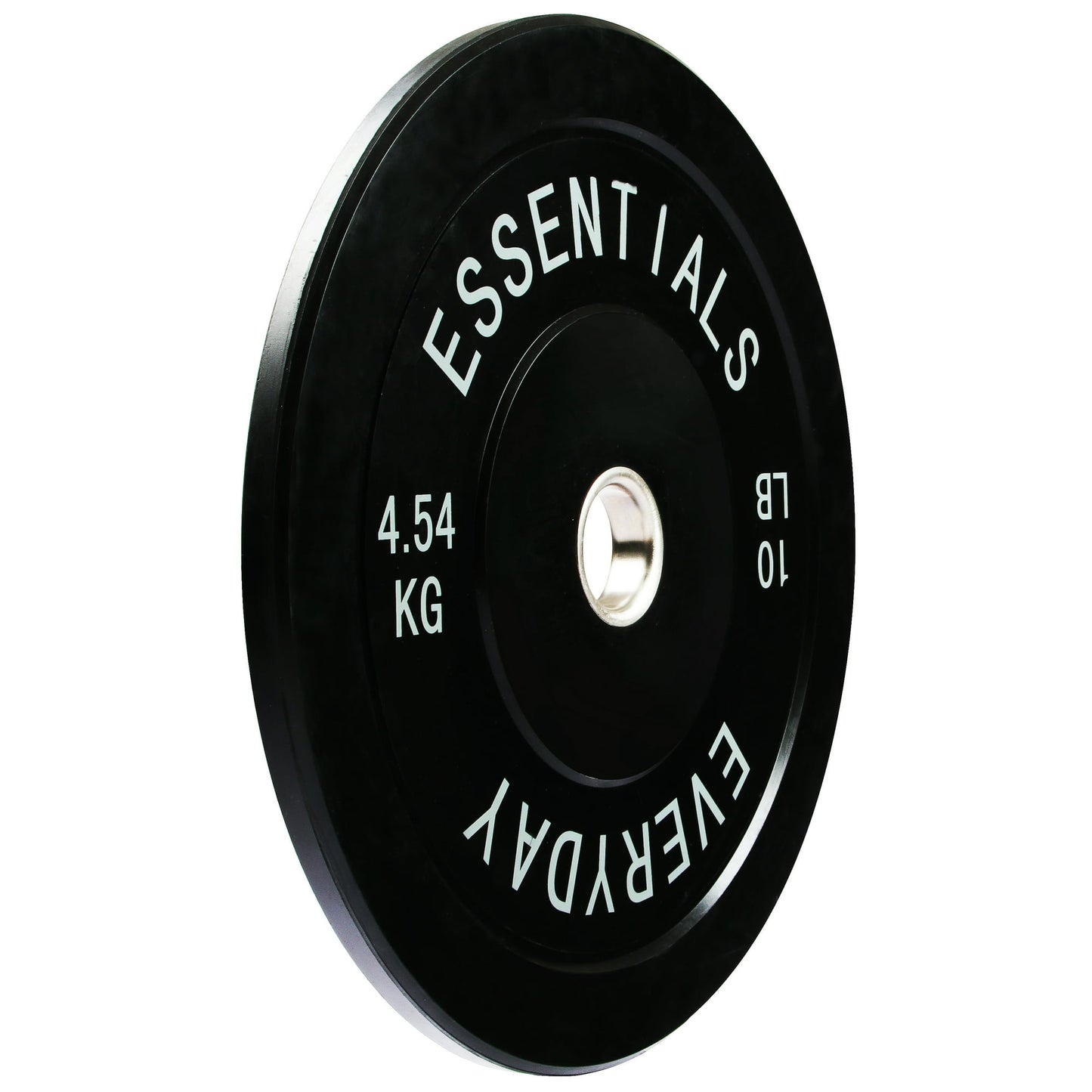 Weight Plate with Steel Cube 10 lbs Single, Color: Black