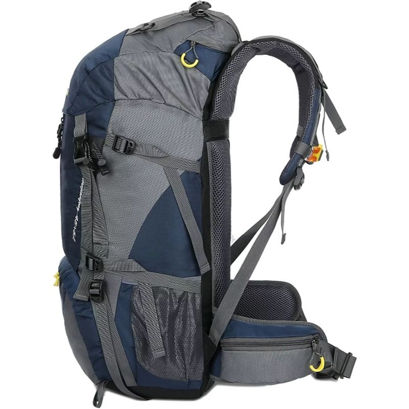 50L (45 + 5) waterproof hiking backpack - Dark Blue