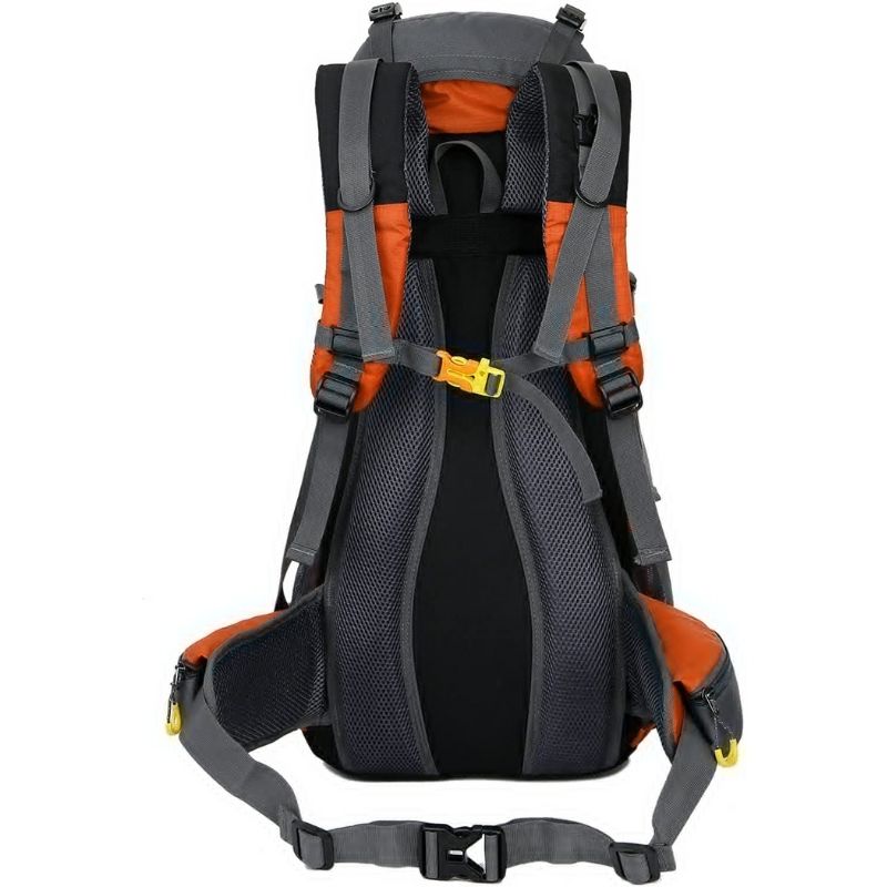 50L (45 + 5) waterproof hiking backpack - orangee