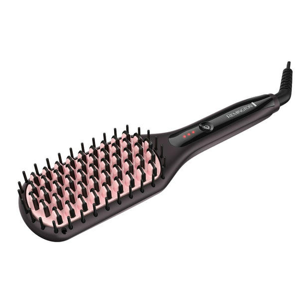 Ceramic Hair Straightener Brush Color: Purple