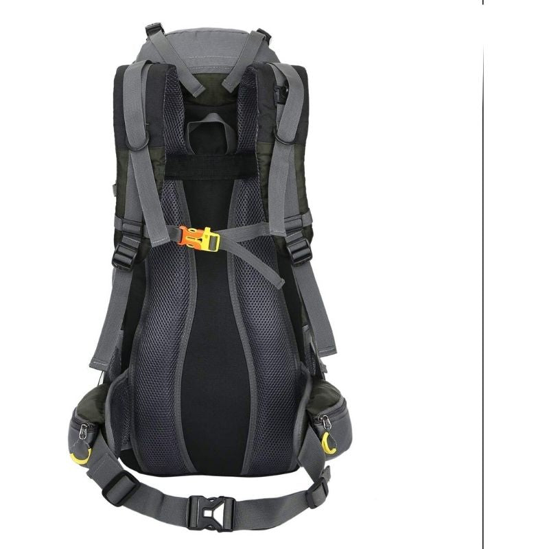 50L (45 + 5) waterproof hiking backpack - Black