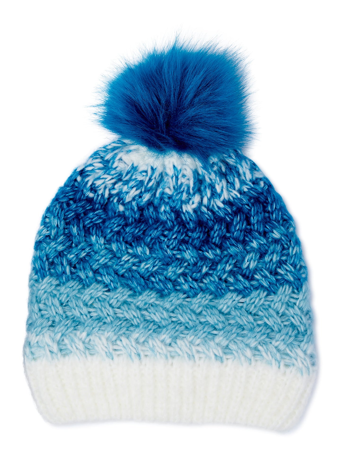 Hat and gloves set, color: Blue