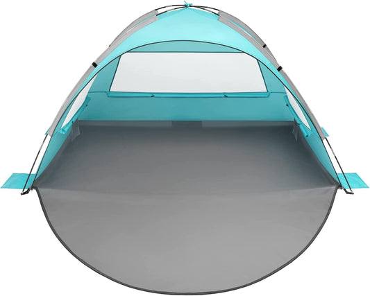 Beach Tent 2-3 Person Portable, Sky Blue