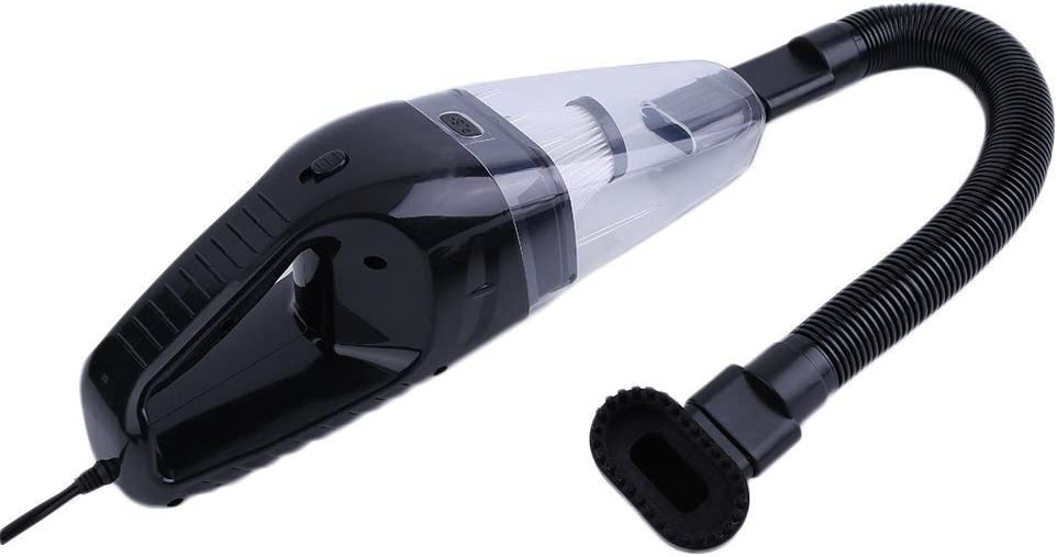 Portable Car Handheld Vacuum, (Color:Black), 14.2 x 5.2 x 4.2