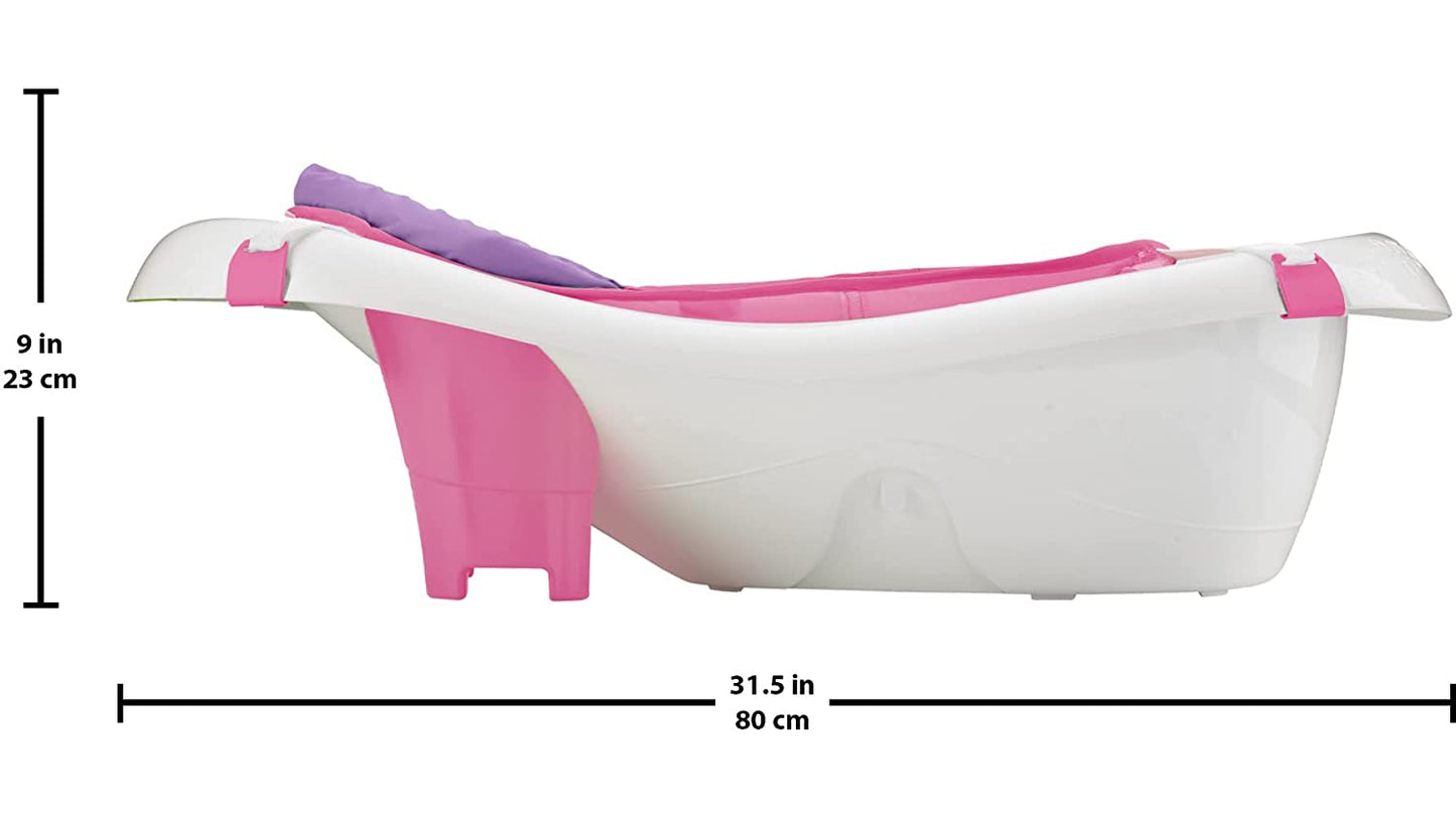 4-in-1 bathtub, 31.5 x 18.11 x 9.06 inches, pink