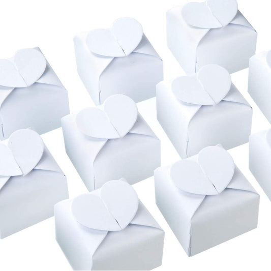 2.5" x 2.5" x 2.5" Burgundy white Bulk Gift Box