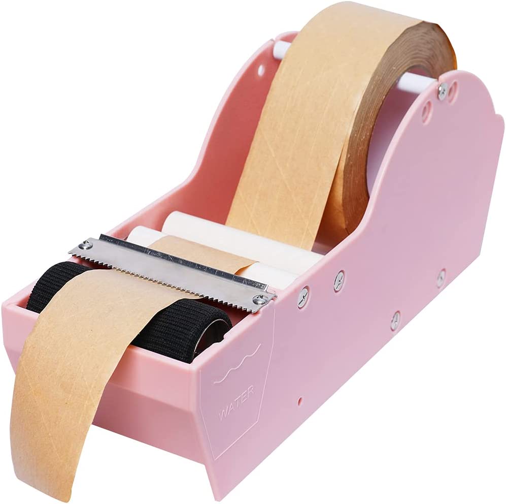 3 Inch Kraft Paper Tape Packaging Dispenser (Pink)