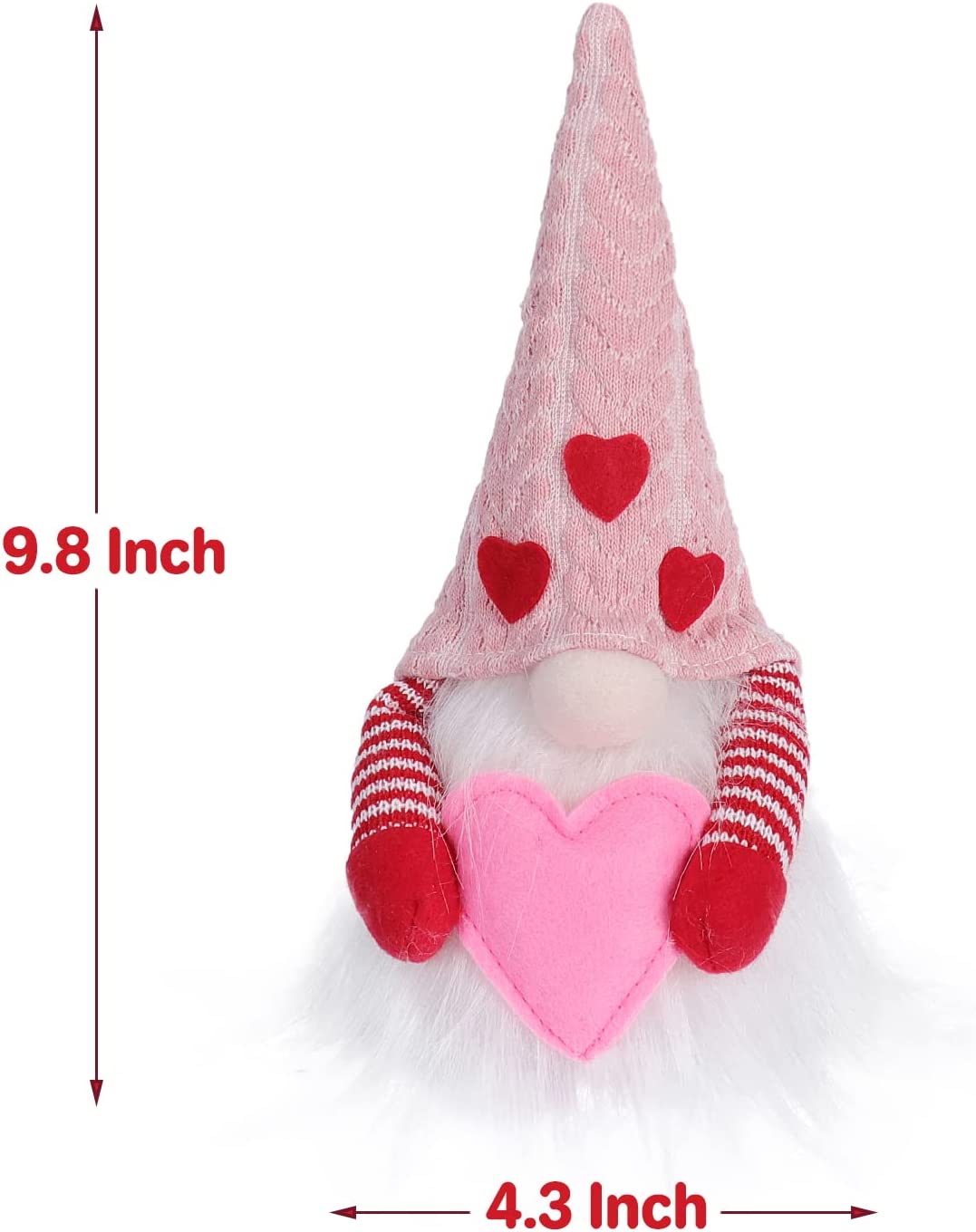 Lighted Valentine’s Day Gnome Plush