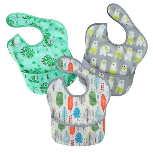 Waterproof Bibs, 3-Pack (12-48 Months)