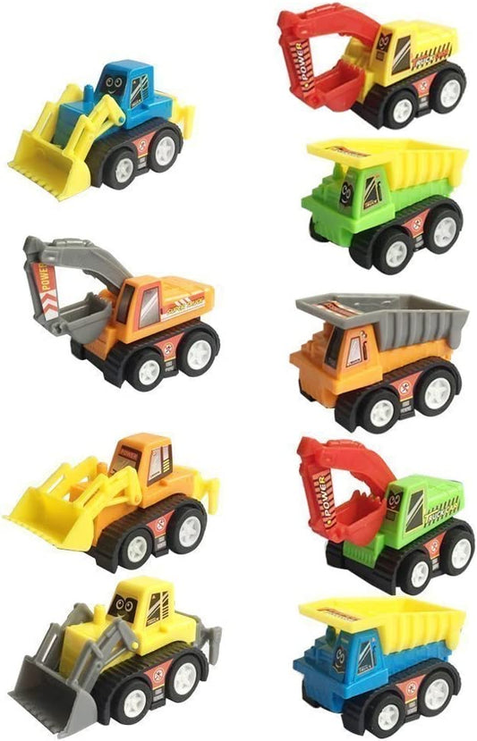 Mini Pull Back Vehicle Toys Excavator Truck (Random Color)