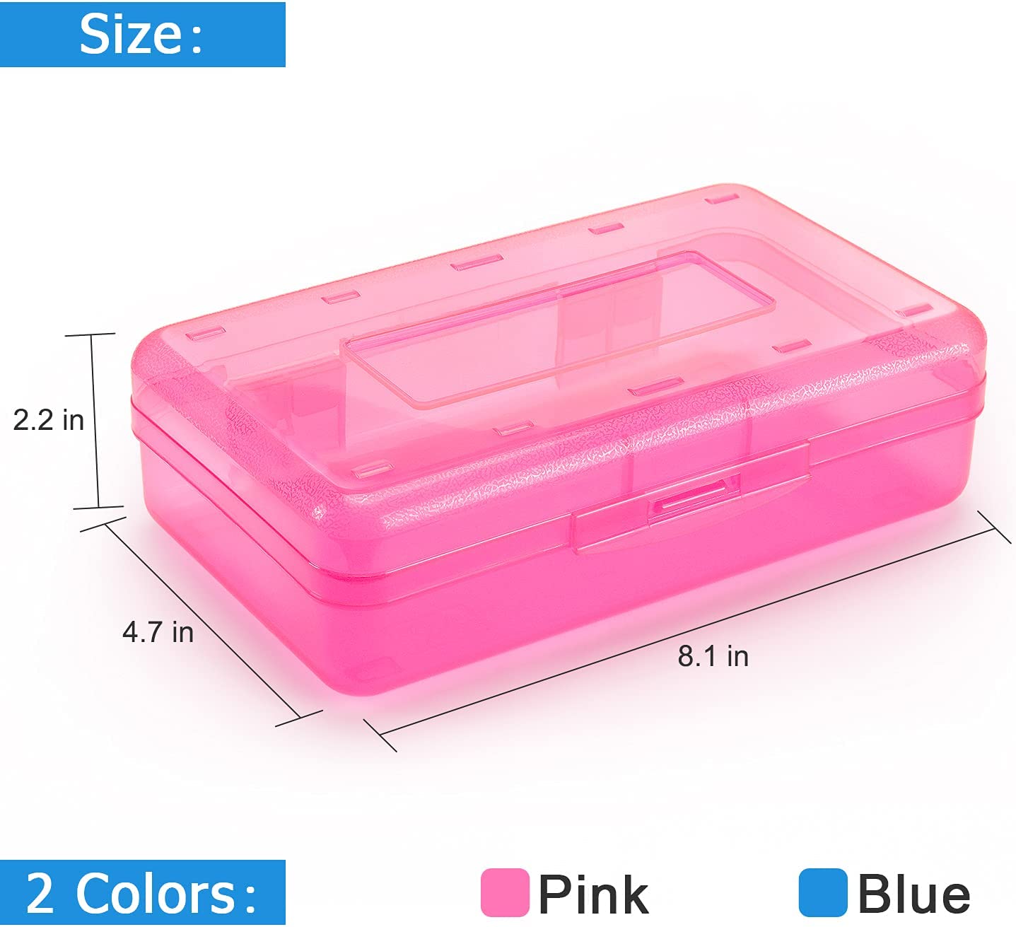 Office supply storage organizer box with airtight lid