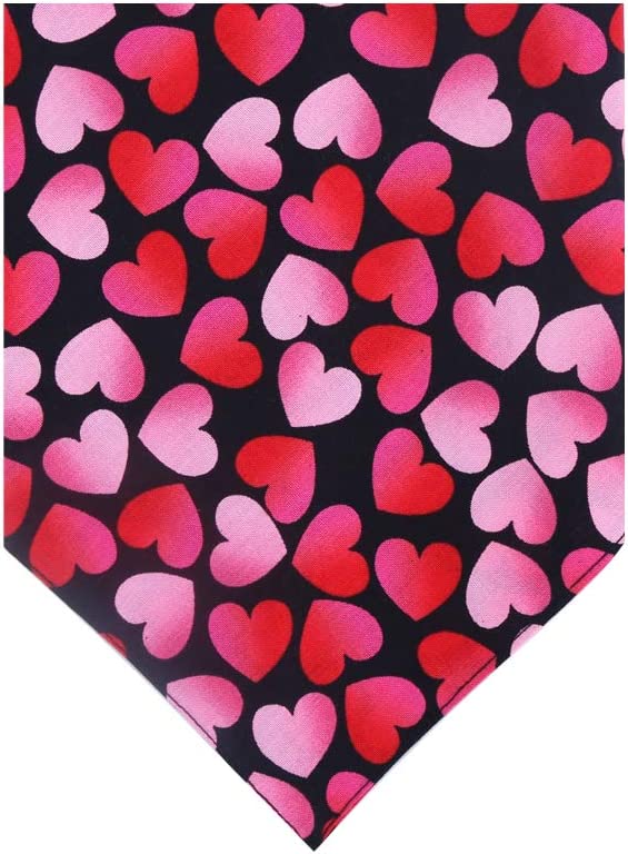 Valentine's day pet bandanas, 2ct