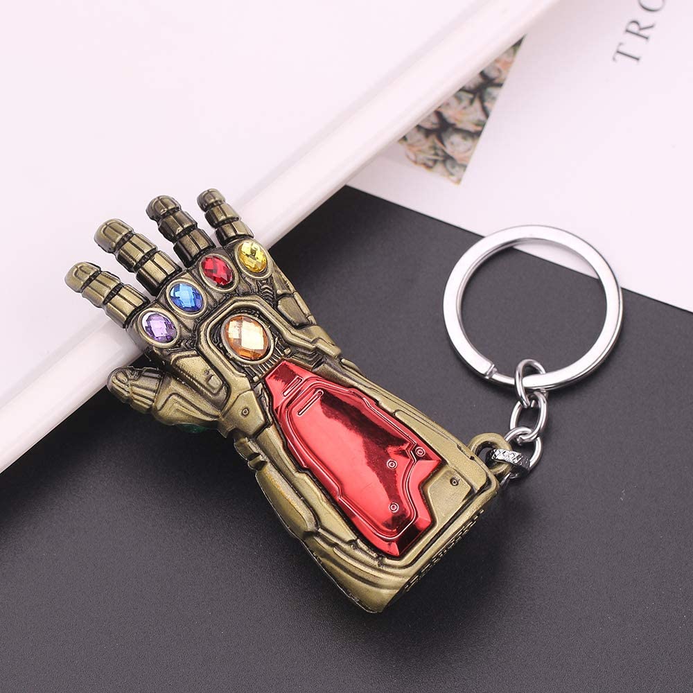 Infinity gauntlet keychain,Color:Bronze