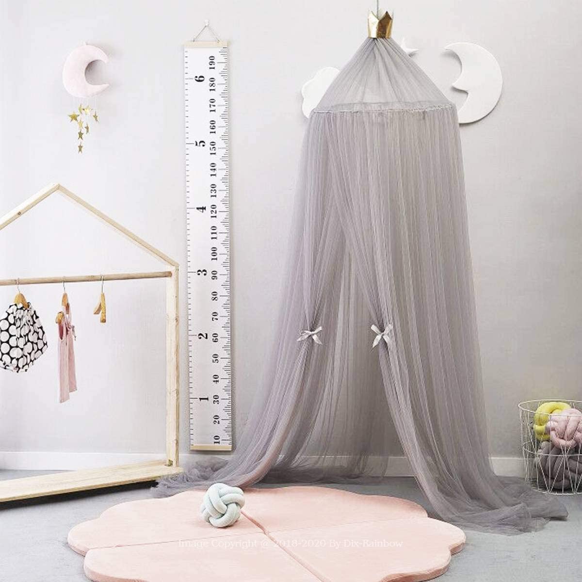 Gray multipurpose mosquito net