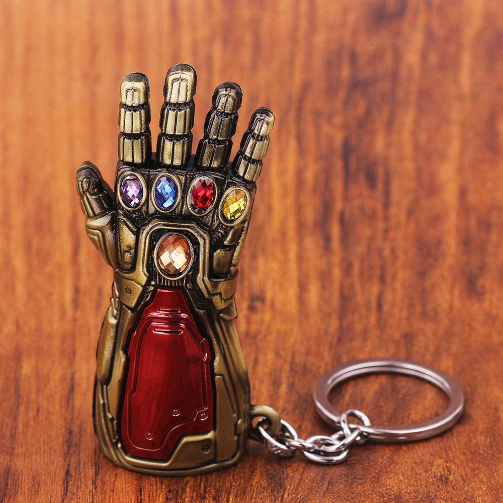 Infinity gauntlet keychain,Color:Bronze