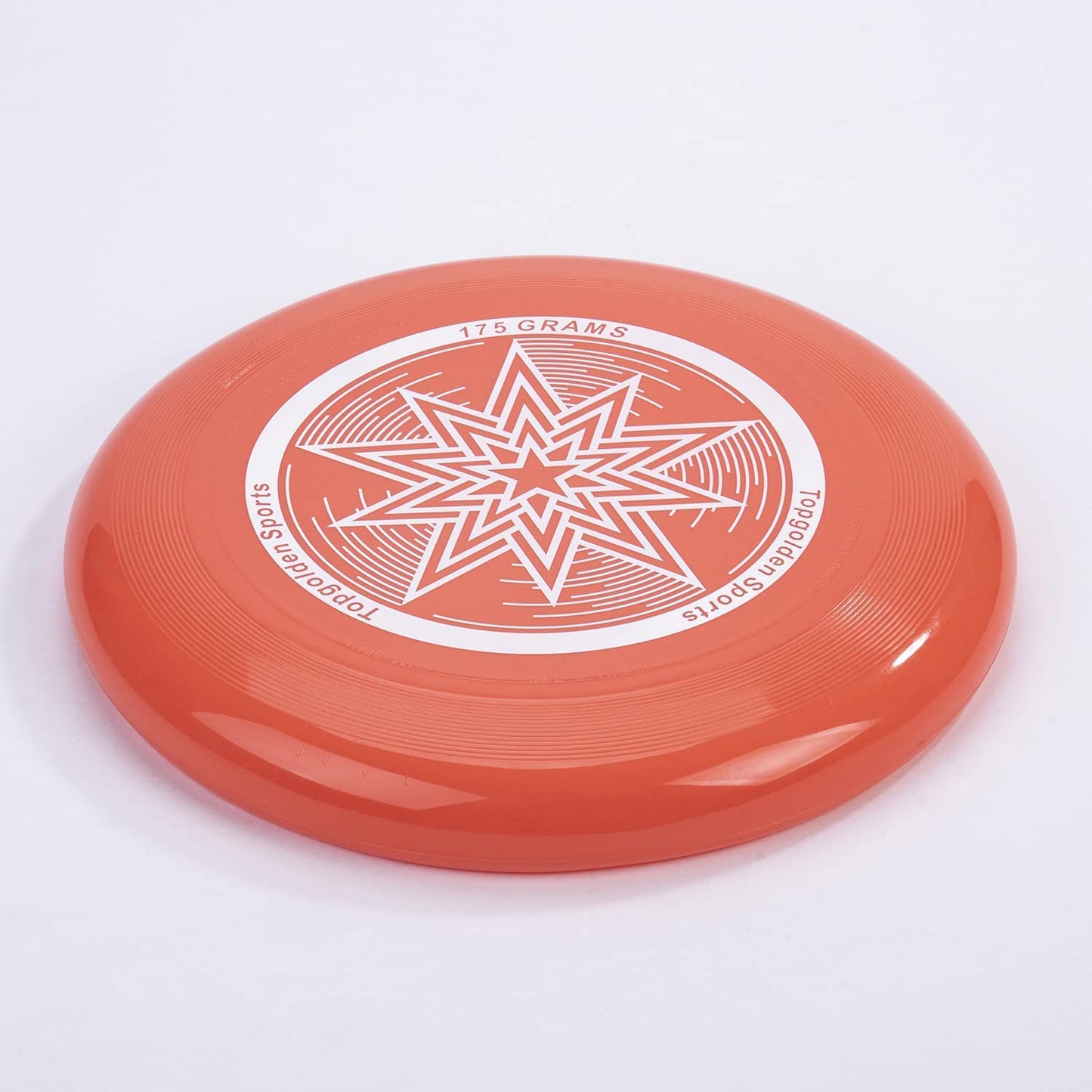 Ultimate Flying Disc 175 Gram, 10.75 Inch Sport Disc, orange