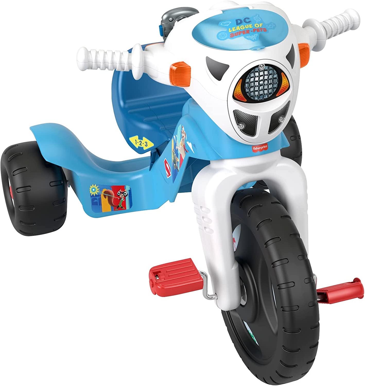 Children's tricycle with lights and sound, 29 x 22.5 x 20 inches