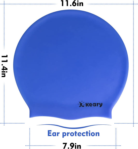 Extra Large Swim Cap (Blue)