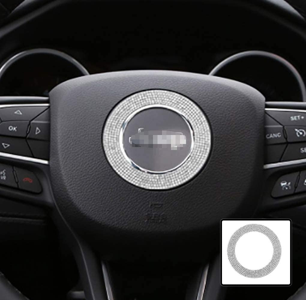 Adhesive accessory for the steering wheel, color: White