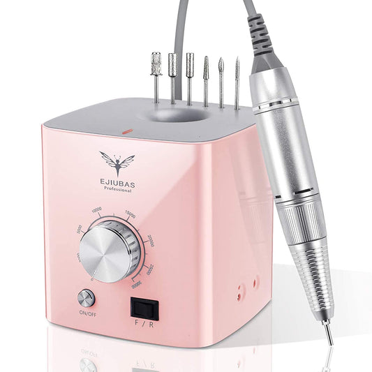 Nail drill 30000rpm, high speed, low vibration, low heat, pink