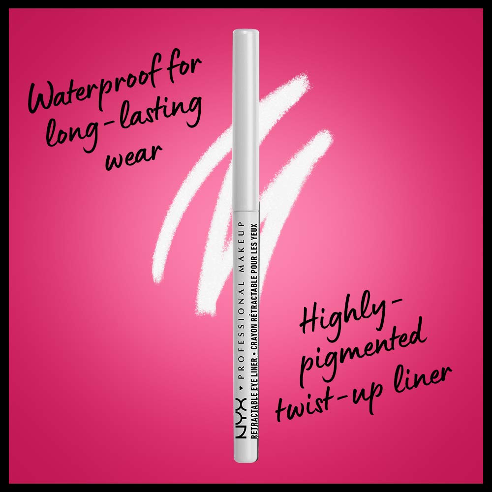 Waterproof Mechanical Eyeliner Pencil (White)