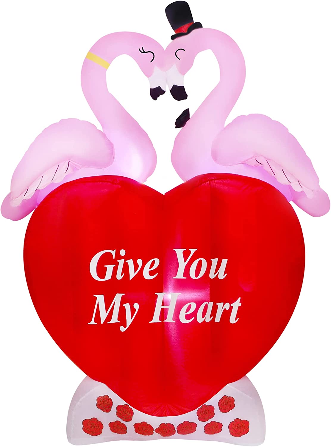 Inflatable Swan with Heart, 6FT