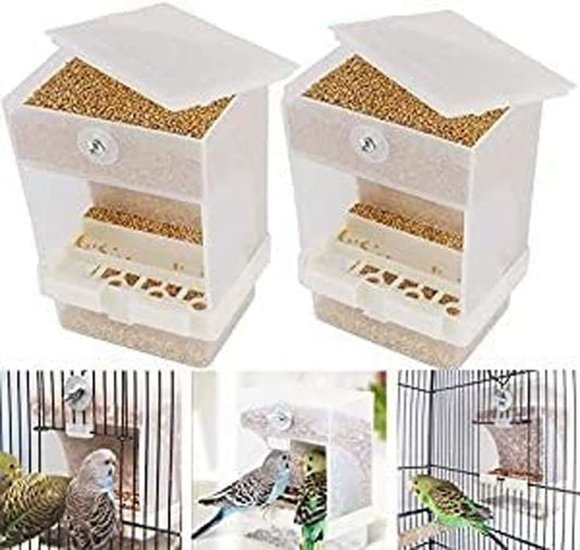 Automatic bird seed feeder - 2pc Screw-Fixed Bird Feeder