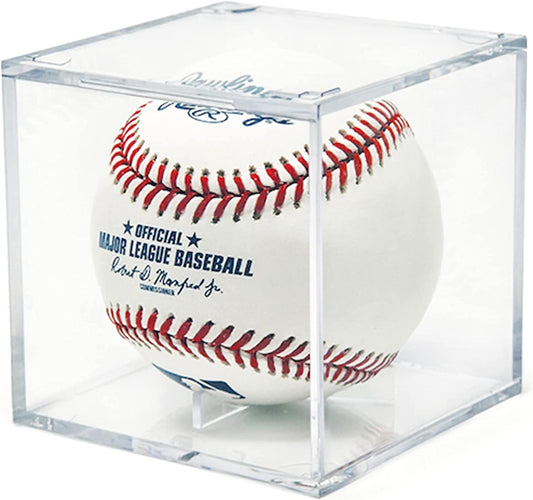 Baseball Display Case Acrylic Cube, Baseball Autographs