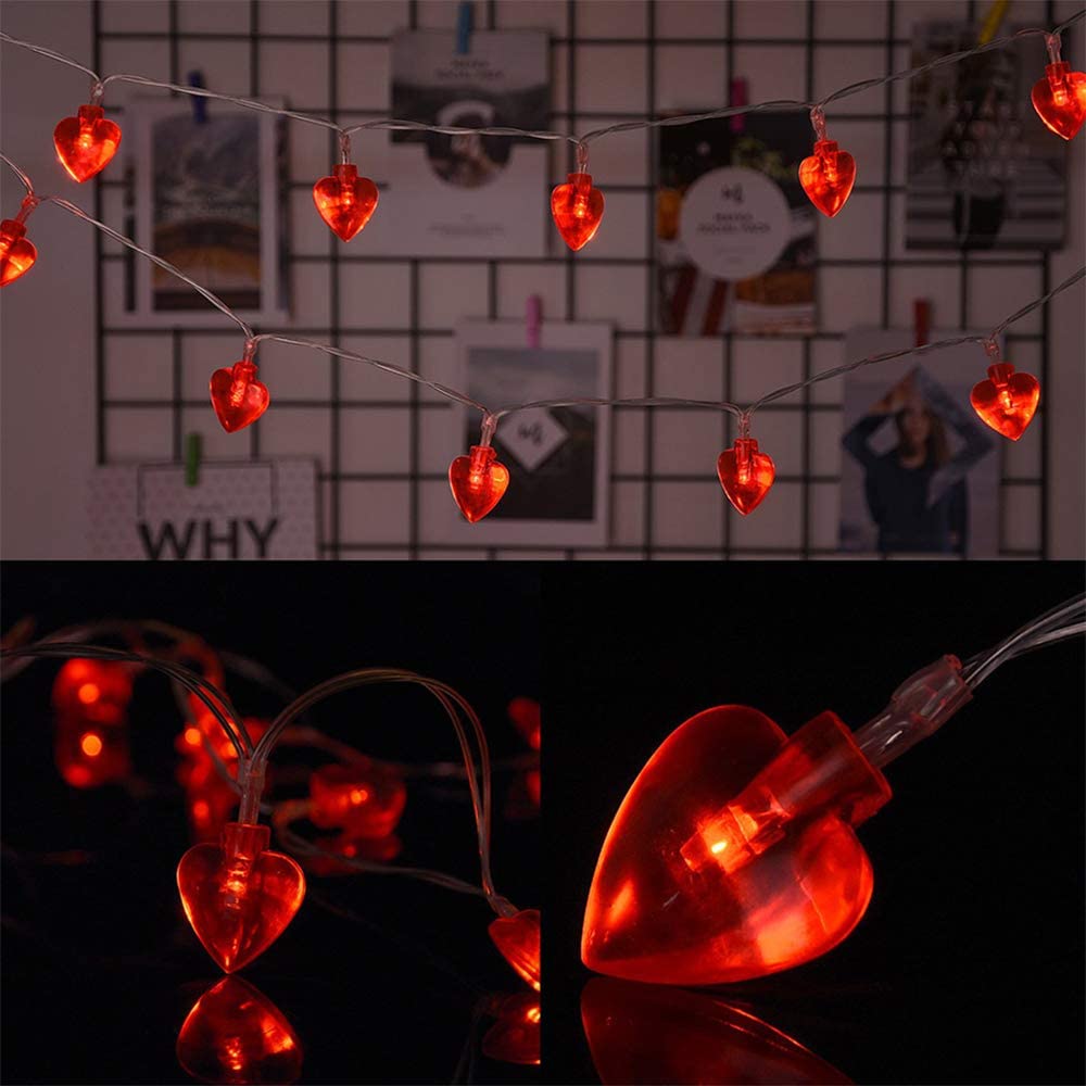 2.5m/8.2ft Valentine's Day Decorative Lights for Valentine's Day