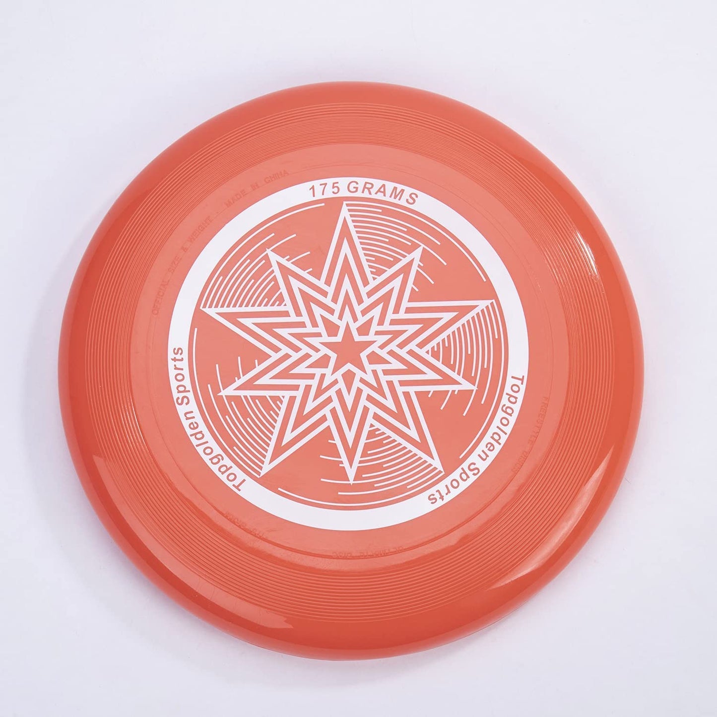 Ultimate Flying Disc 175 Gram, 10.75 Inch Sport Disc, orange