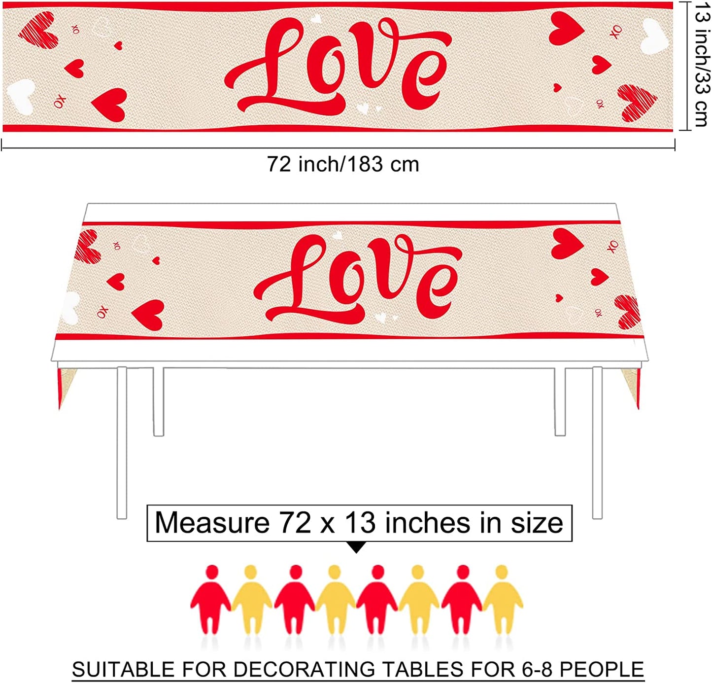 Valentine's Day Table Runner 72" x 13"