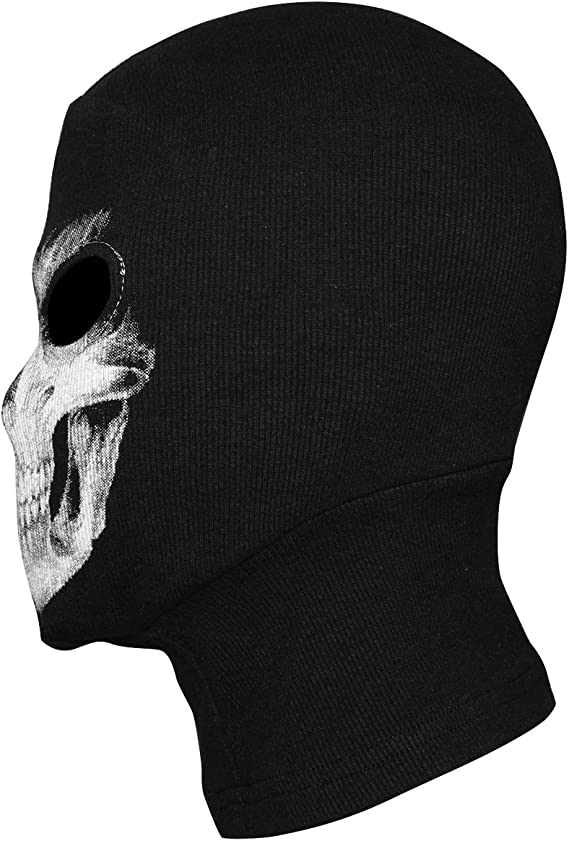 Skeleton Balaclava, (Black, L)