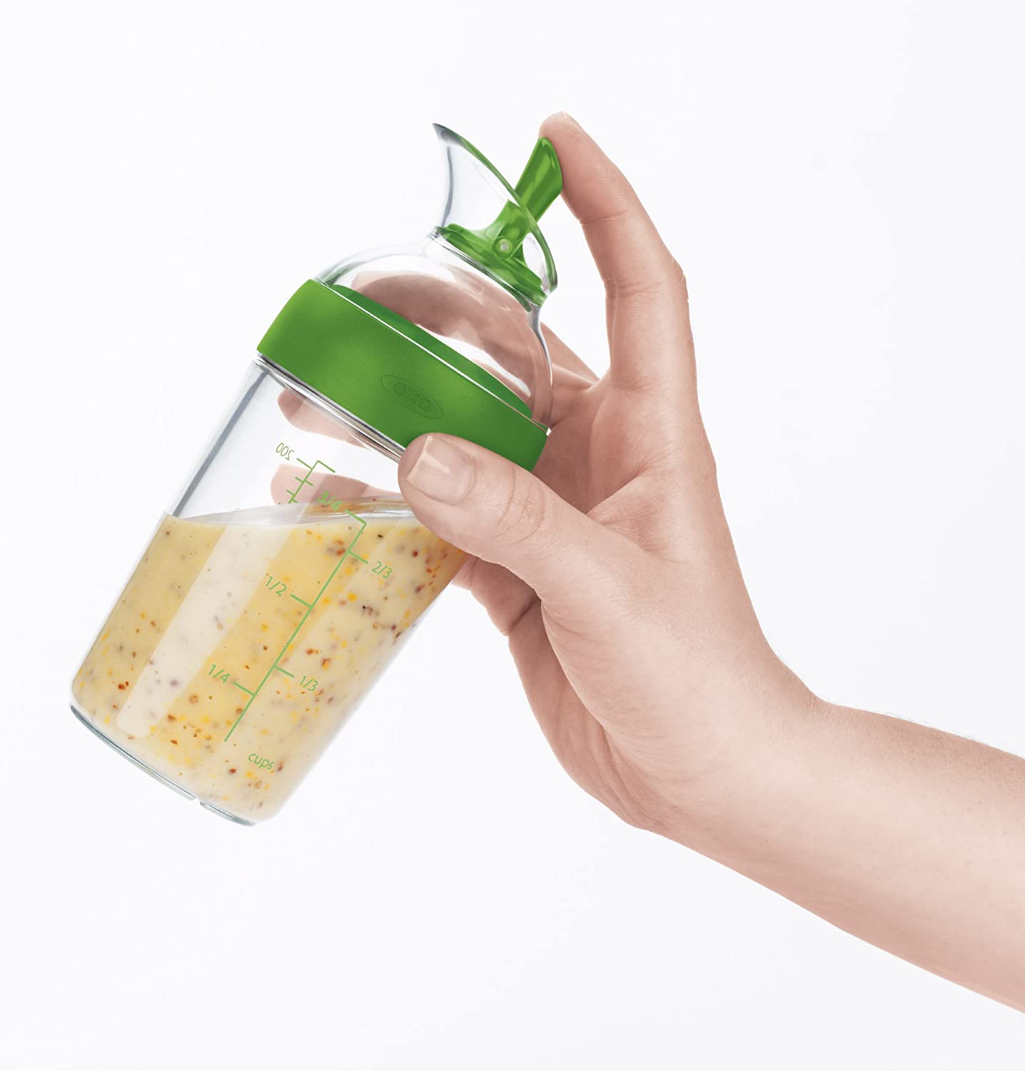 Good Grips Little Salad Dressing Shaker- Green, Small