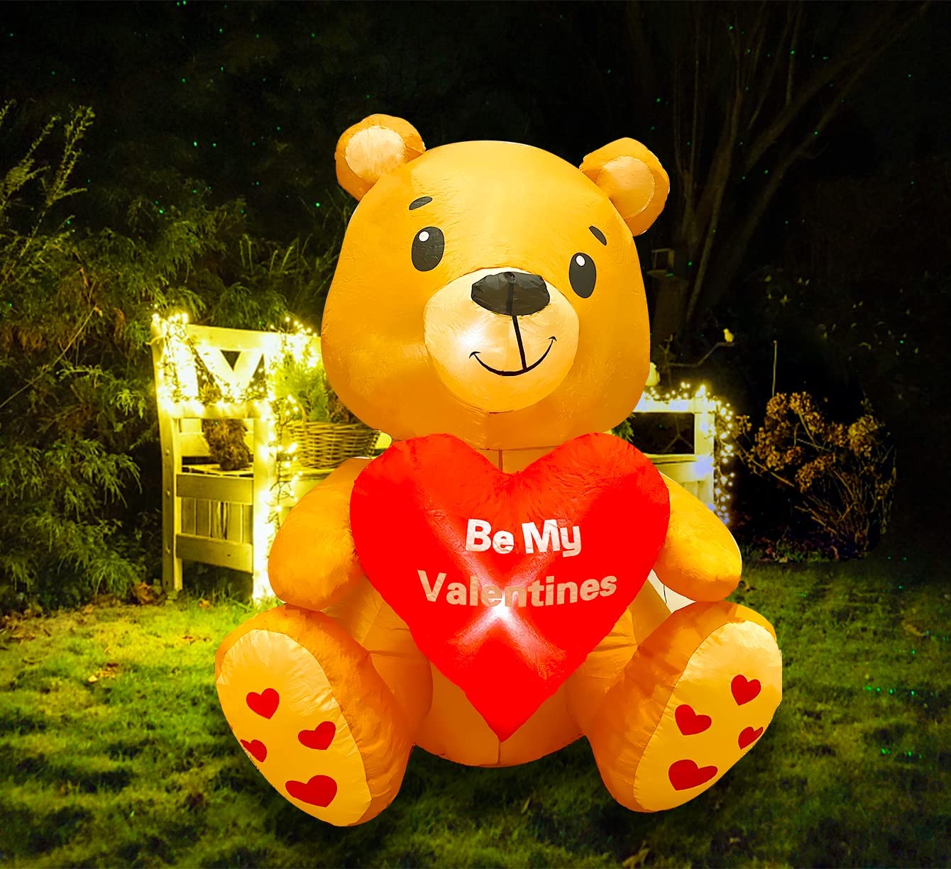 Inflatables Bear with Heart 4.2FT