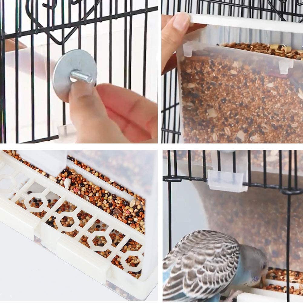 Automatic bird seed feeder - 2pc Screw-Fixed Bird Feeder