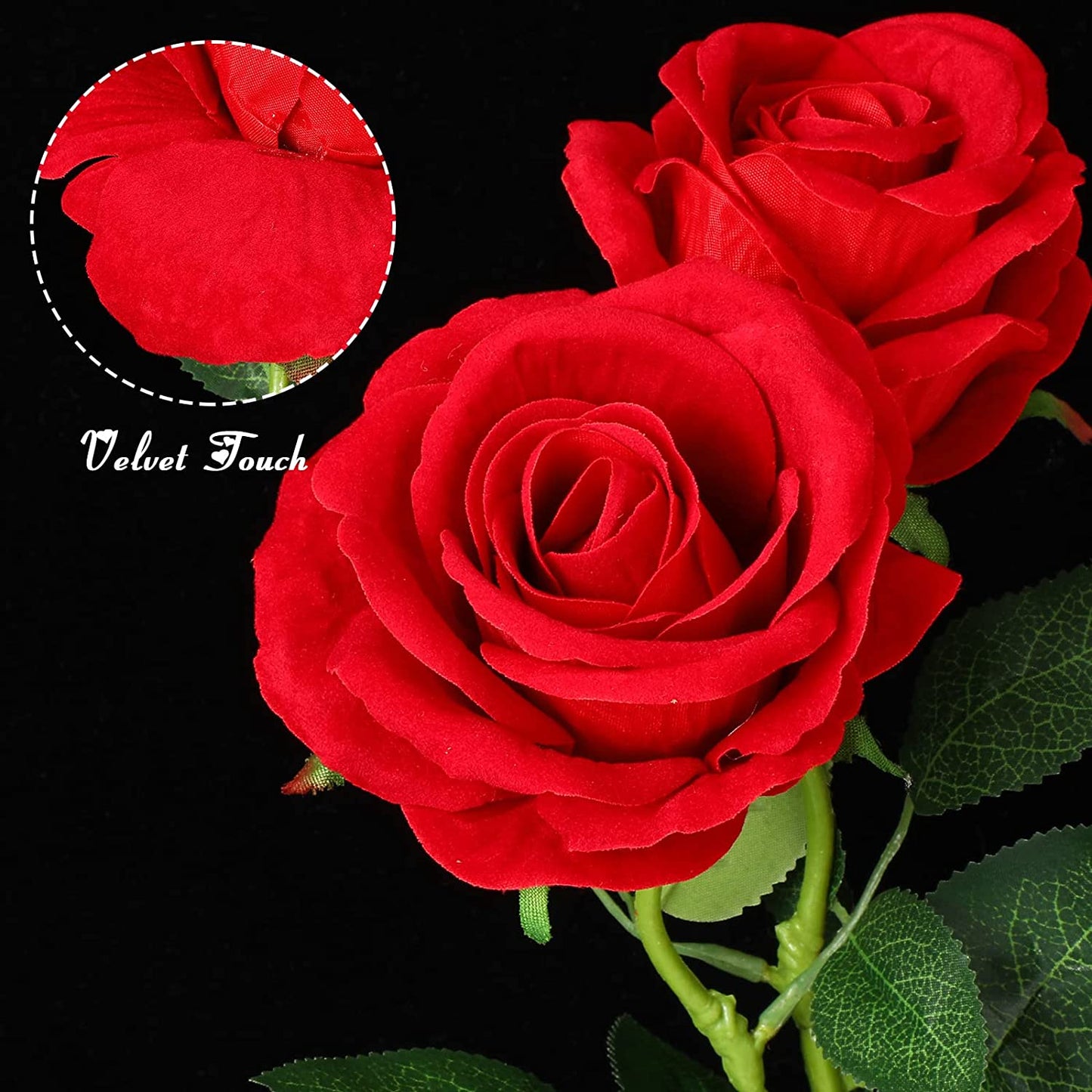 Valentine's Day Artificial Roses, 30 pcs