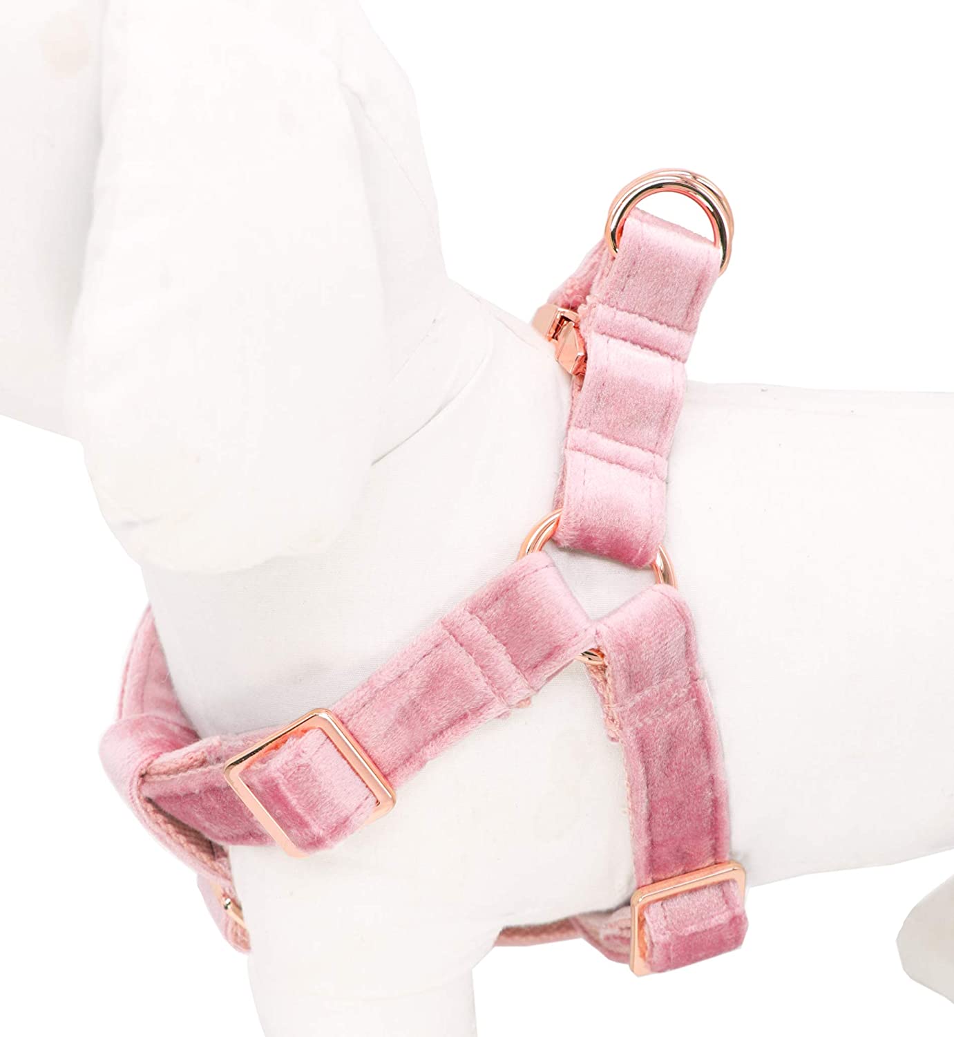 Velvet Pet Harness Color(Pink)