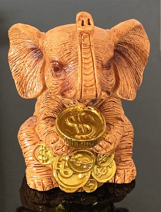 lucky elephant statue, Icoins