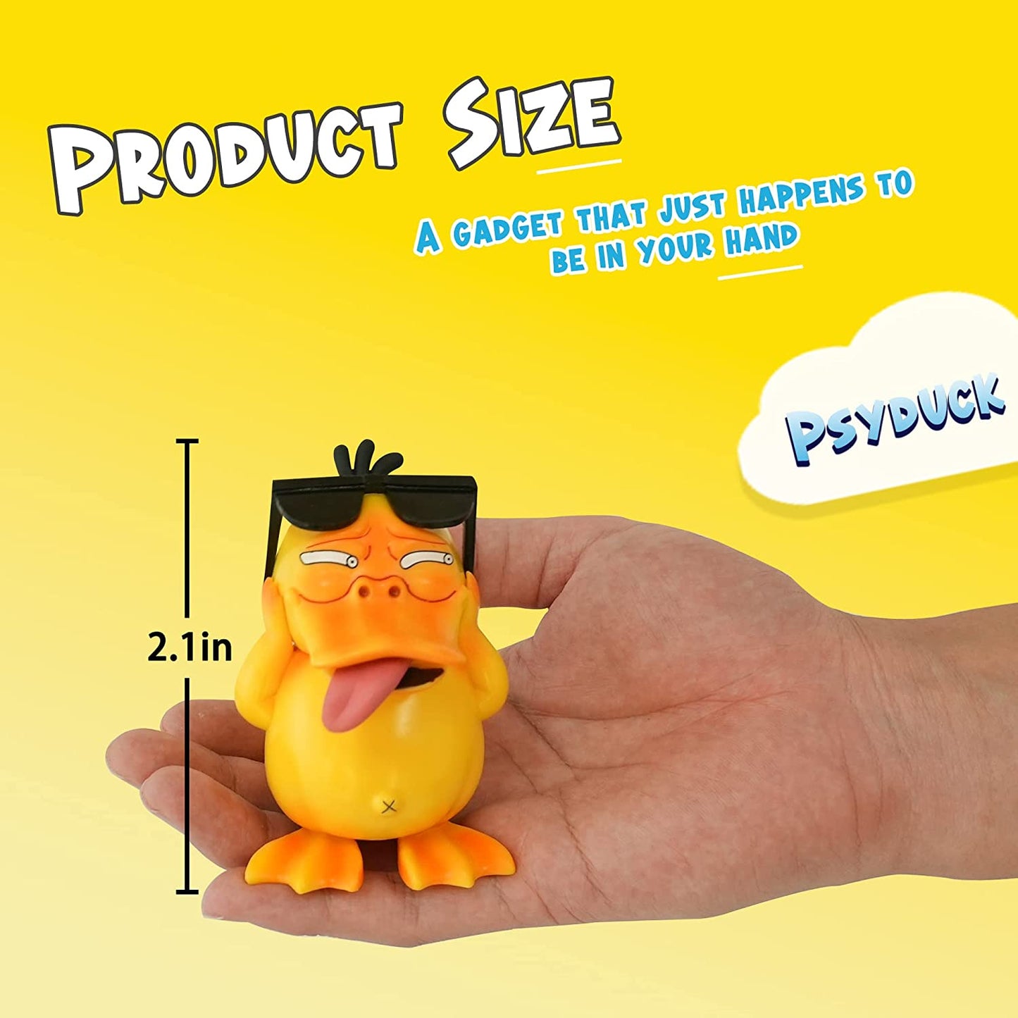 Psyduck Fun Collectible Figure, 3.6"