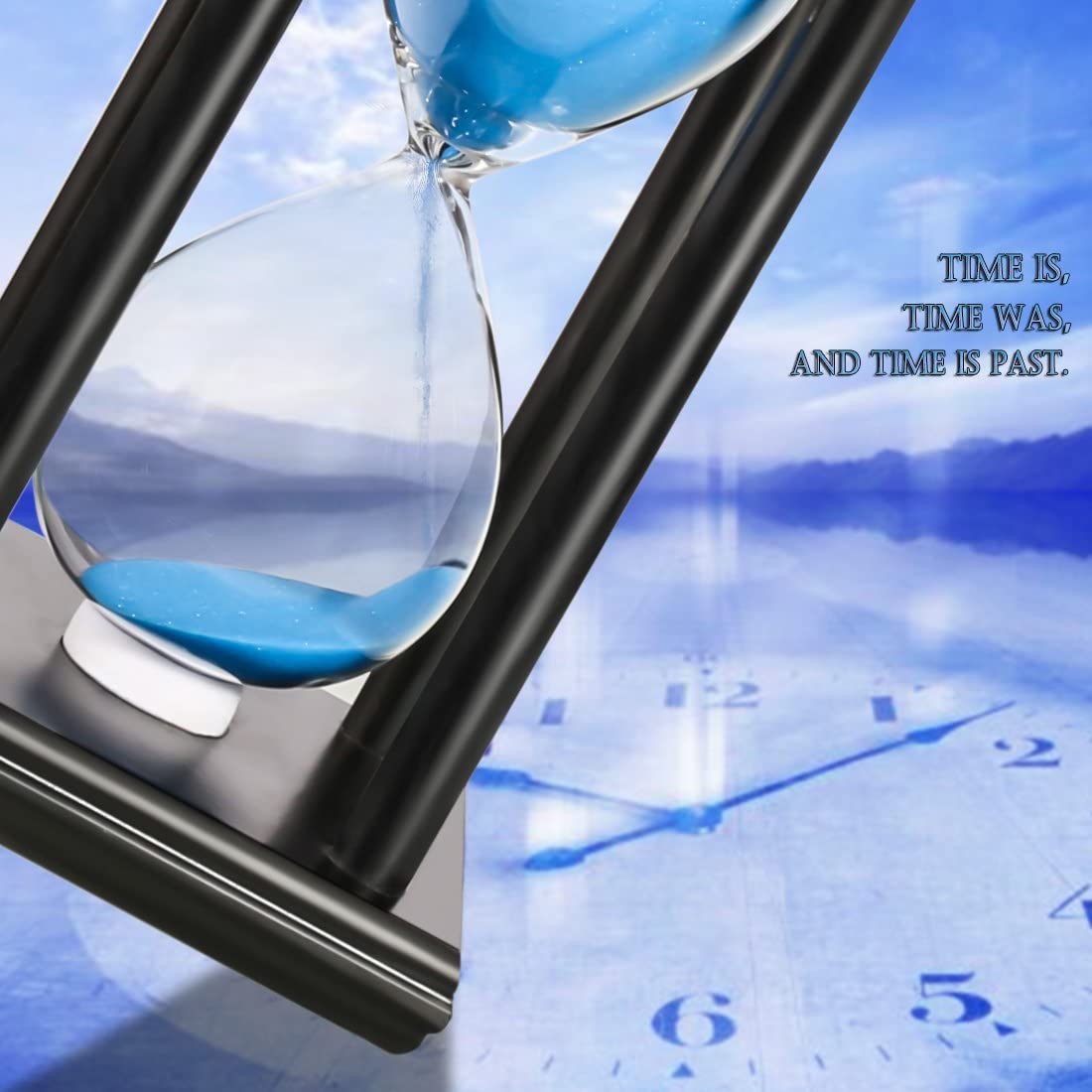 Sand timer, blue, 10 minutes