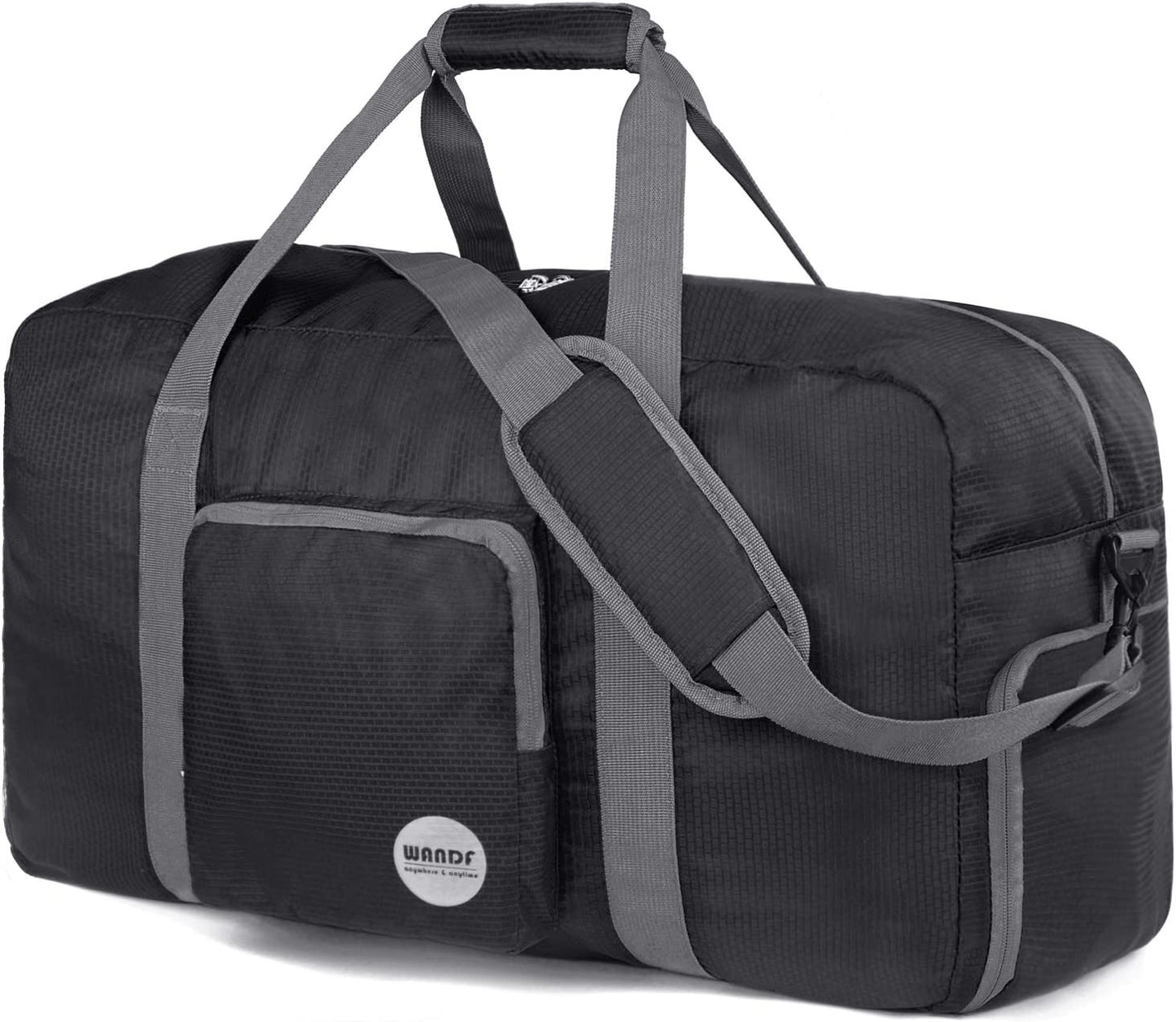 28" 80L foldable sports bag, color: black - New