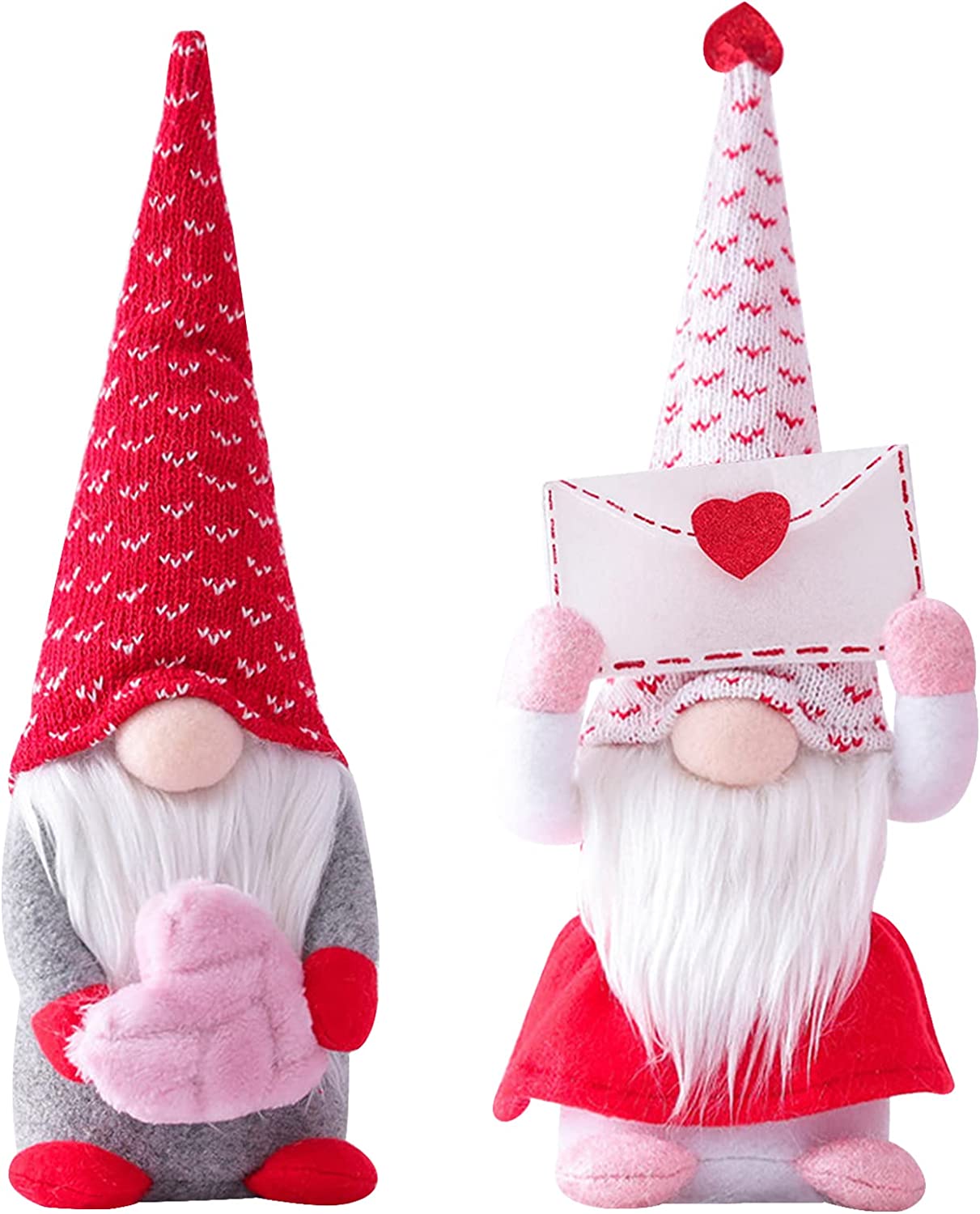 Valentines Gnomes Decorations, 2 Pieces