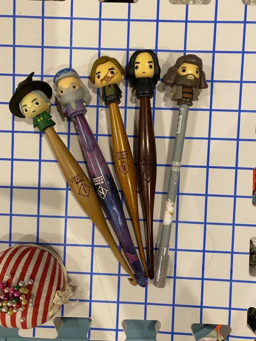 Harry Potter Pencil Toppers, (5 toys) collectibles