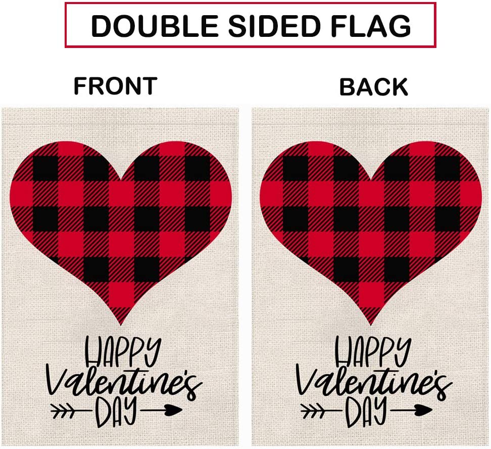 Valentine's Day Gift  Flag for Yard Decor,12.5'' x 18''