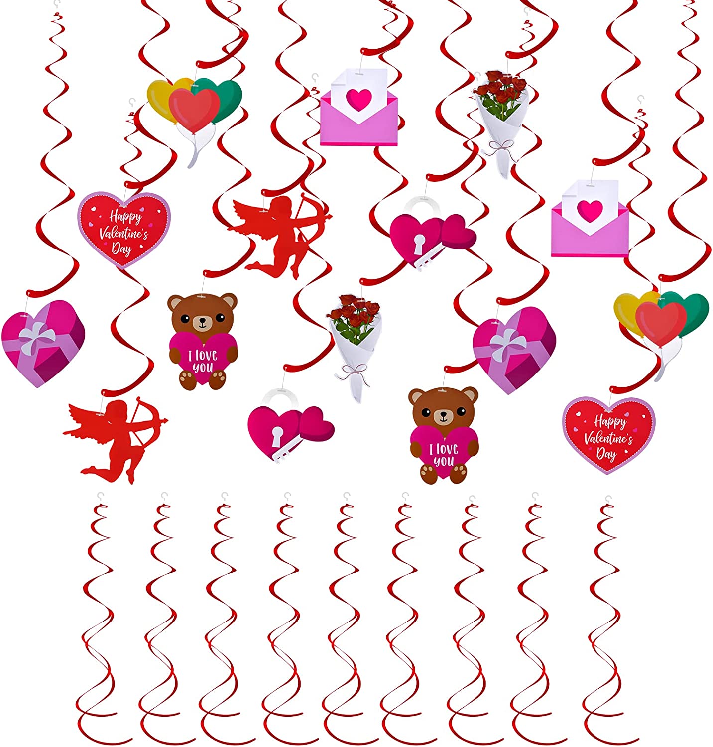 Valentine's Day Decorations, 30 PCS