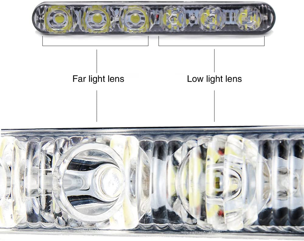 2 pcs, high power LED, ‎6.69 x 0.71 x 0.87 inches