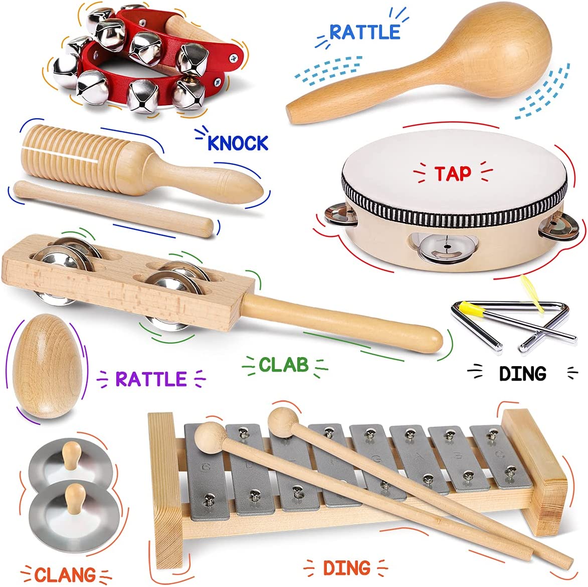 Musical instruments, eco-friendly wood for learning