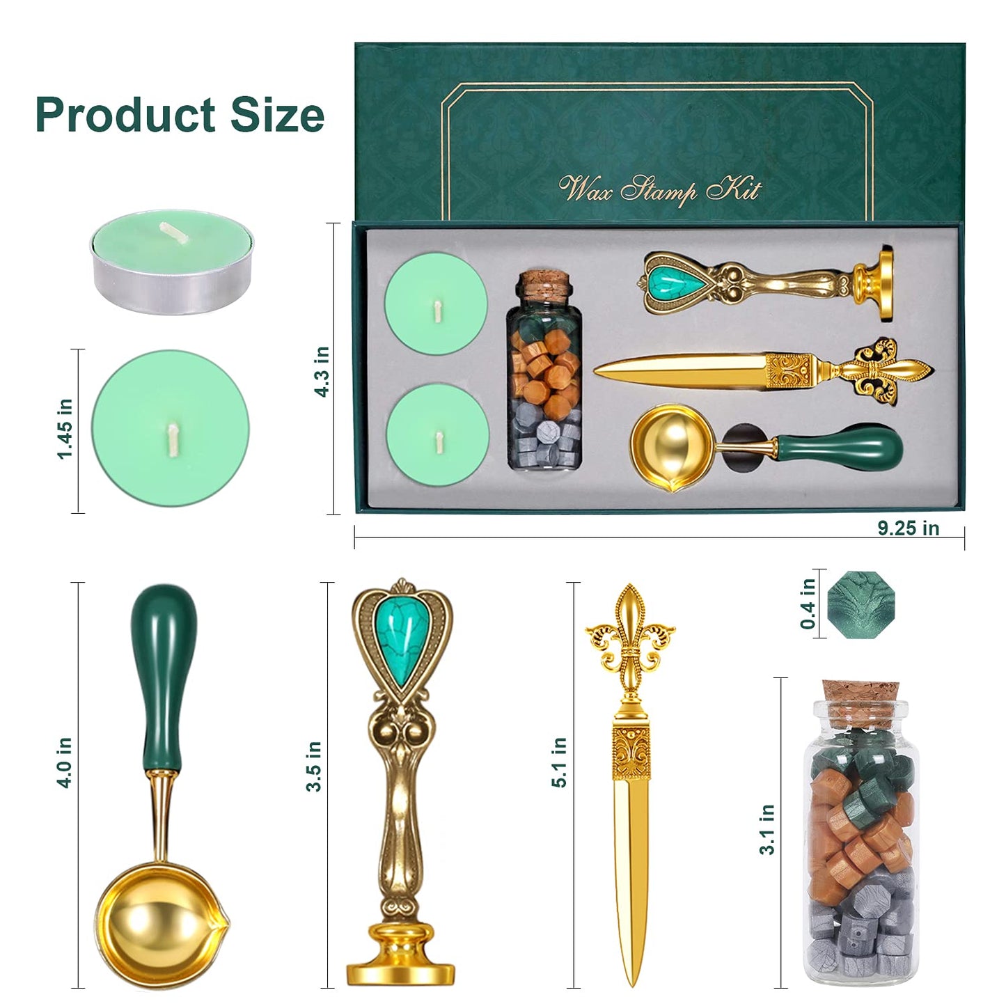 Wax seal kit, (lucky tree)