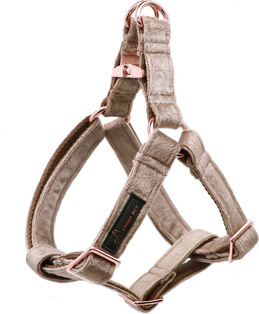 Velvet Pet Harness Color(Brown)