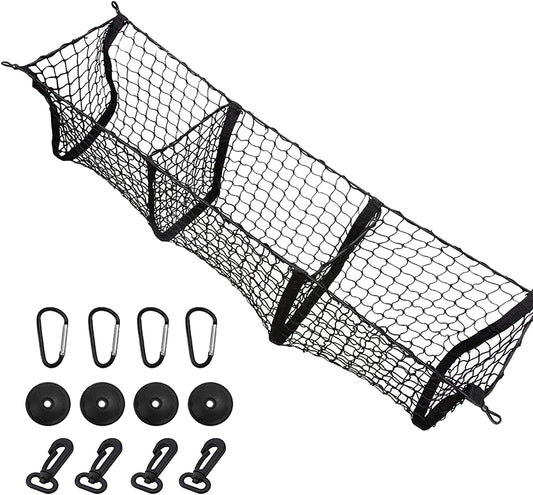 Trunk Net Organizer with Hook (3 Pockets)